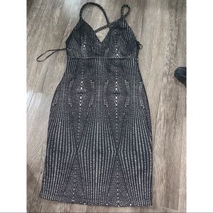 Black and Tan Dress